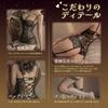 L U E L O V Sexy Sexy Naughty Perforated Garter Lovely Love Women [B E] Lingerie, Babydoll, Cosplay, Underwear, 3-piece Set, SM, Underwear, T-back,