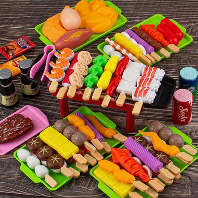 Children'S Play House Simulation Food Toy Barbecue Set Bbq Barbecue Grill Kebabs Eat Barbecue Set