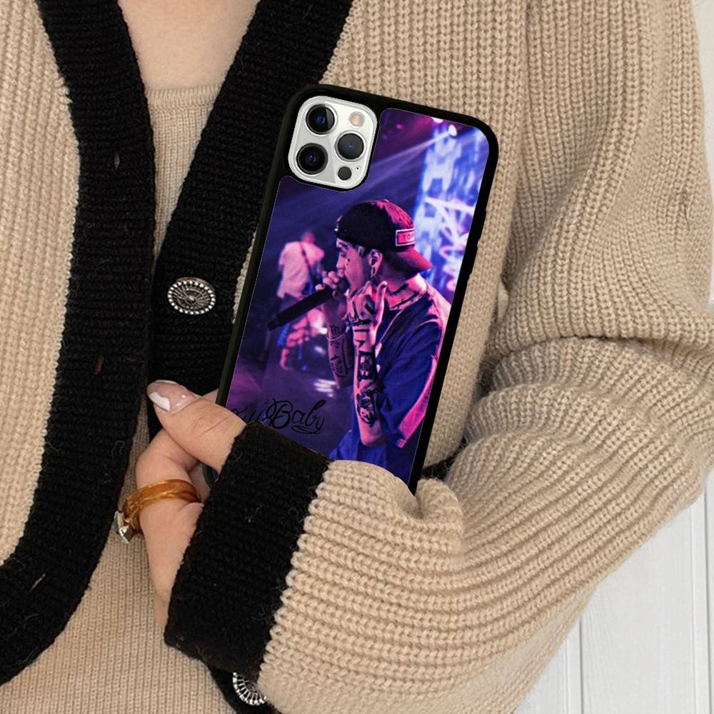 Emo Rapper Lil Peep Phone Case For IPhone 17 16 Pro Max 11 12 13 14 15 Hard PC+TPU Bracket Back Cover
