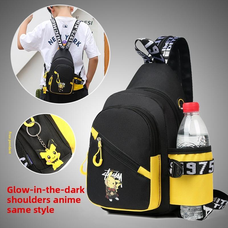 Crossbody Pikachu Shoulder Chest Bag Outdoor Casual Coin Gift Purse