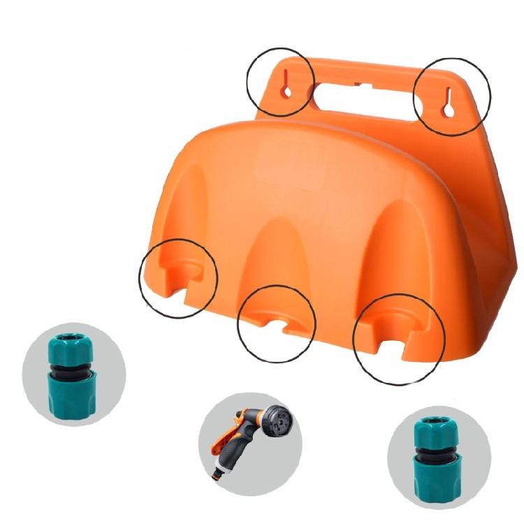 Sturdy Pipe Rack Garden Wall Mounted Tap Watering Hose Organizer Hosepipe Stand