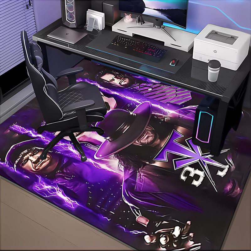 Moonlit Graveyard Undertaker Rug for Living Room, Game Rooms, Office, Bedroom, Office Floor Mat Playful Design, Fan Gifts Christmas Decor