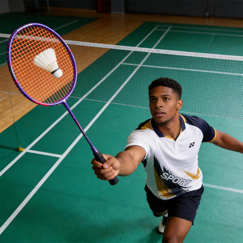 22LBS Badminton Racket Carbon Fiber Man Woman Adult High Elasticity Durable Major Attack Racket Defense Competition Level