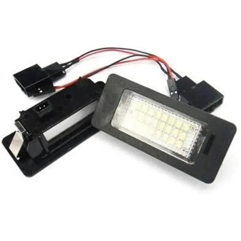 New 12V Car LED Number License Plate Light Octavia Superb Rapid Yeti Fabia for 2pcs A7 A1 A3 A4 A6Q3Q5