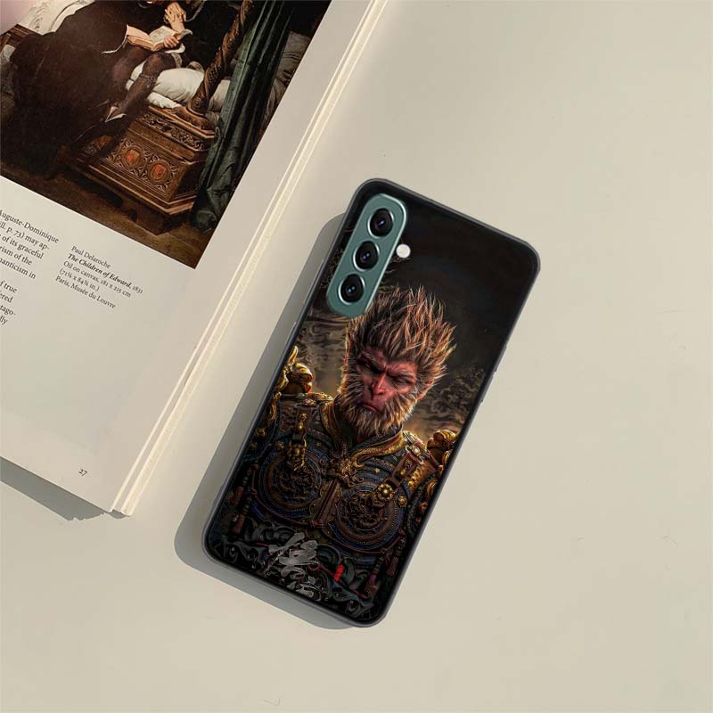 Black Myth Wu Kong Phone Case for Samsung A54 A14 A24 A34 A17 A37 A57 A55 A35 A25 A15 A07 A05S A04S A12 A22 A32 A52S A72 Galaxy