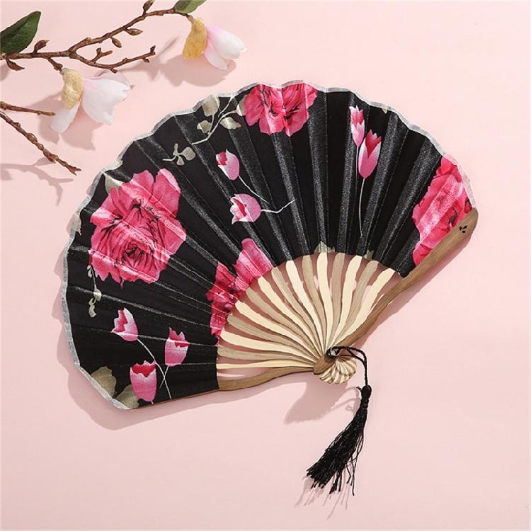 Vintage Muschelfächer Japanischer Chinesischer Handfächer für Hochzeitsmädchen Tanzfächer Geschenk