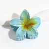 3Pcs/Set Sweet Flower Colroful Gradient Hair Claws Ponytail Cip Clamp Barrettes Hairpins For Women Girl Beach Hair Accessories