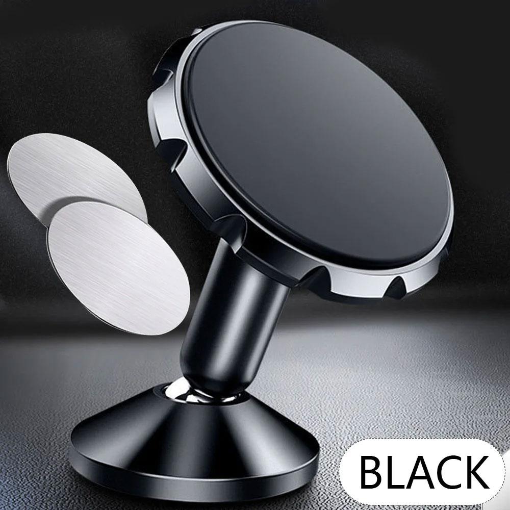 STONEGO Metal Magnetic Phone Holder 360 Rotating Car Phone Holder Stand Zinc Alloy Magnet Car Support Mount Cell Phone holder 1