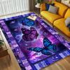 Butterfly Art Living Room Nonslip Area Rug Soft Carpet For Bedroom Game Playroom Sofa Office Home Decor Doormat Christmas Gift C92911
