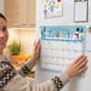 Tear Off Pages 2027 Magnetic Fridge Calendar 18 Monthly Magnetic Notepad Calendar  School