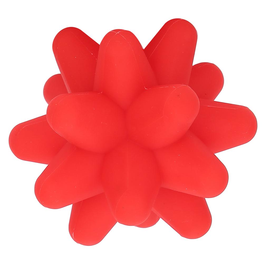 2 Colors Acupoint Massage Ball Muscle Release Deep Tissue Massage Silicone Fitness BallRed