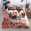 Chicken Duvet Cover Rooster Goose Duck for Kid Teen Women Men Farmhouse Animals for Bedroom Decorations Queen King Bedding Set02