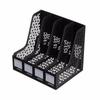 M&G Black Four-Compartment File Holder