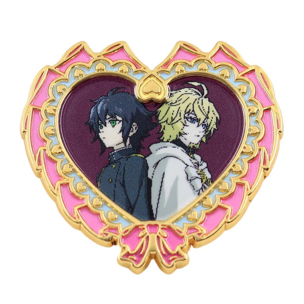 Серафим конца: Эмалевый лацканный значок «Мальчик-вампир»