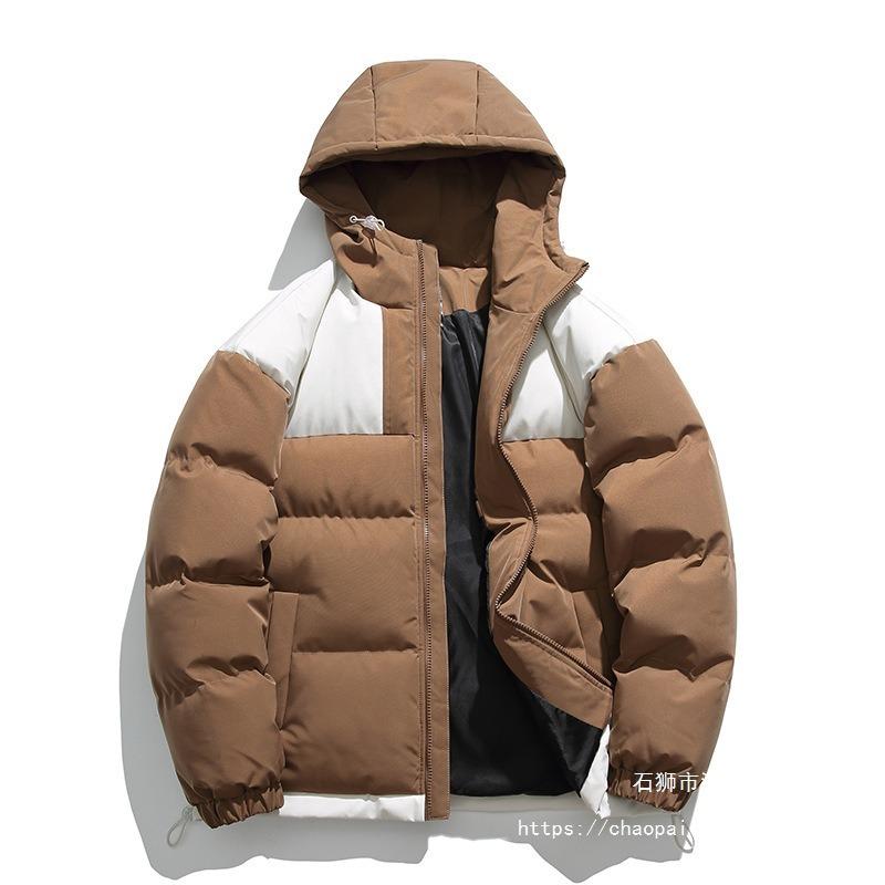 New cotton-padded clothes men's winter thickened cotton-padded clothes men's hooded jacket down cotton-padded clothes winter hooded thickened