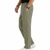 Men's Cotton-Linen Summer Straight-Leg -Color Casual Trousers
