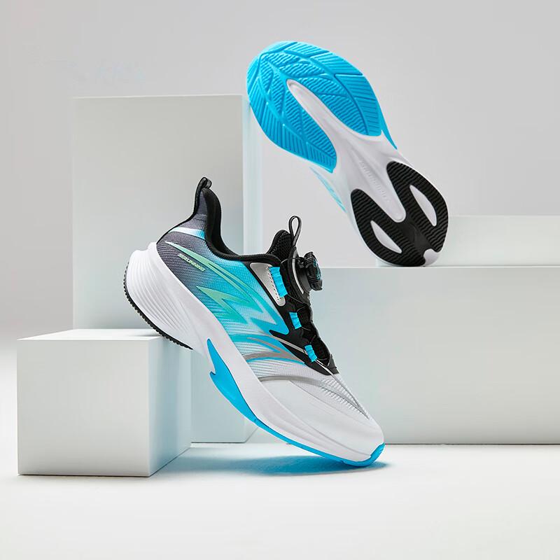 Anta Kids Hailang Lite 2.0 Comfortable Versatile Non-Slip Shock Absorbing Wear-Resistant Breathable Low-Top Running Shoes Kids Sneaker 312435513-1