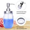 Multipurpose Masons Jar Soap Dispenser Lid Pumps Rustproof Sturdy Stainless Steel for 16 Oz Regular Mouth Jars