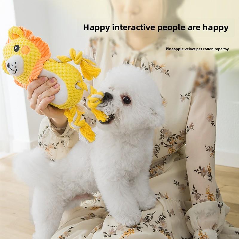 Jucării sonore pentru câini, rezistente la scrâșnirea dinților, animale de companie singure, plictiseală, dresaj, cățeluș, Golden Retriever, câine mare, consumabile pentru păpuși
