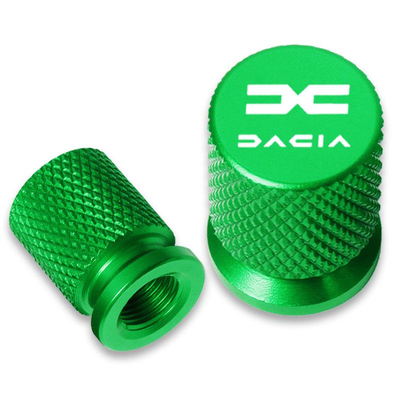 

For Dacia Duster Logan Sandero Lodgy Dokker Stepway Mcv 2 Solenza La 4Pcs Metal Car Tire Valve Caps Wheel Dust Cover Accessories