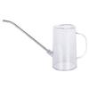 Garden Watering Can Steel Spout Transparent Body with Long Stainless Non-Slip Handle Watering