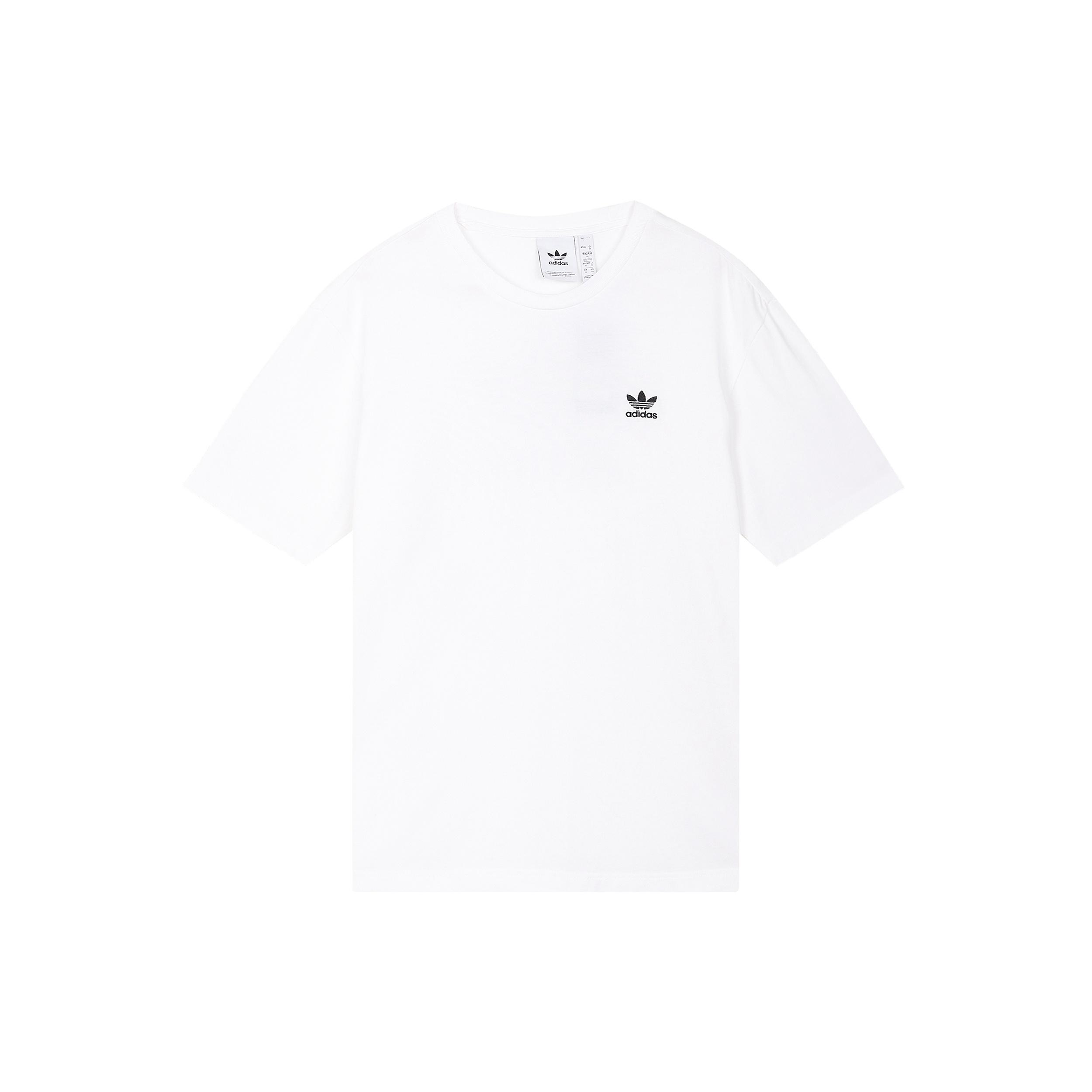 adidas originals B+F Trefoil Tee Logo Printing Male White Men s GN3453 XL