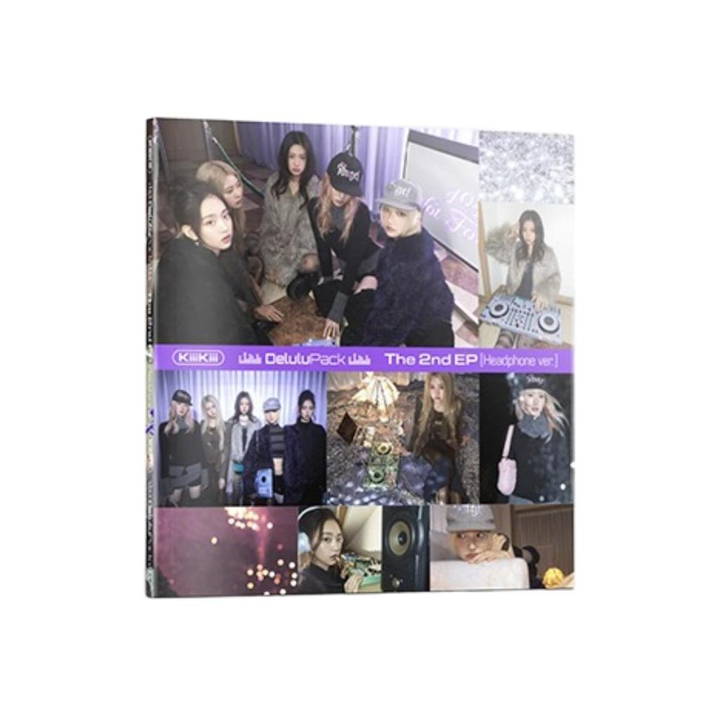 KiiiKiii 404 Delulu Pack Verze pro sluchátka. KPOP Album CD Fotokniha Fotokarta Sběratelská