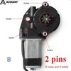 AZGIANT 12V/24V 3 hole 8 gear/teeth electric car Window lifter motor Power Windows Motor Regulator Left/ right  torx pinion