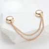 Multi-Function Shorten Trouser Clip Button Tassel Chain Cuff-link Leg Cuff Fixing Pin  Skirts