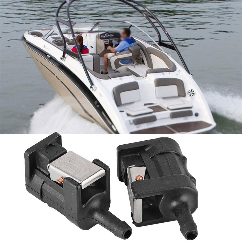 2025 New 2Pcs Marine Engine Hose Line Connector Fit for 8mm Outboard