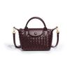 Premium sense hand-woven bag women's spring and summer fashionable dumpling bag handbag foreign style soft leather messenger bag casual shoulder