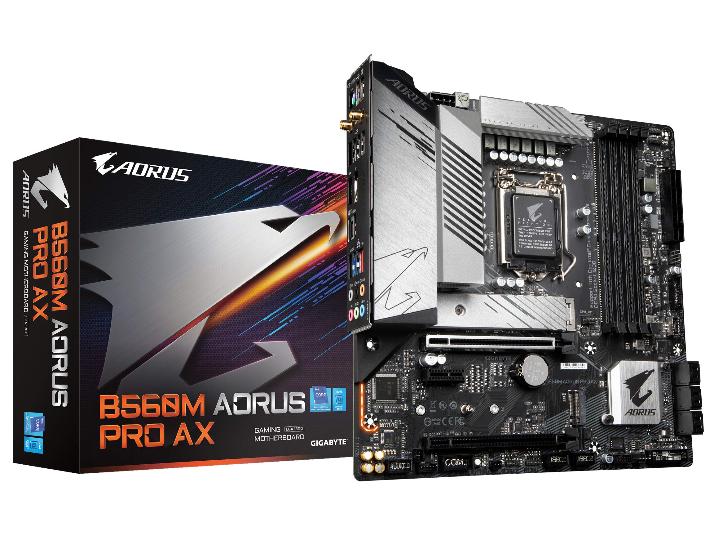 

GIGABYTE B560M AORUS PRO AX Motherboard MicroATX B560 MB5281 Rev.1.0 [Intel Chipset]