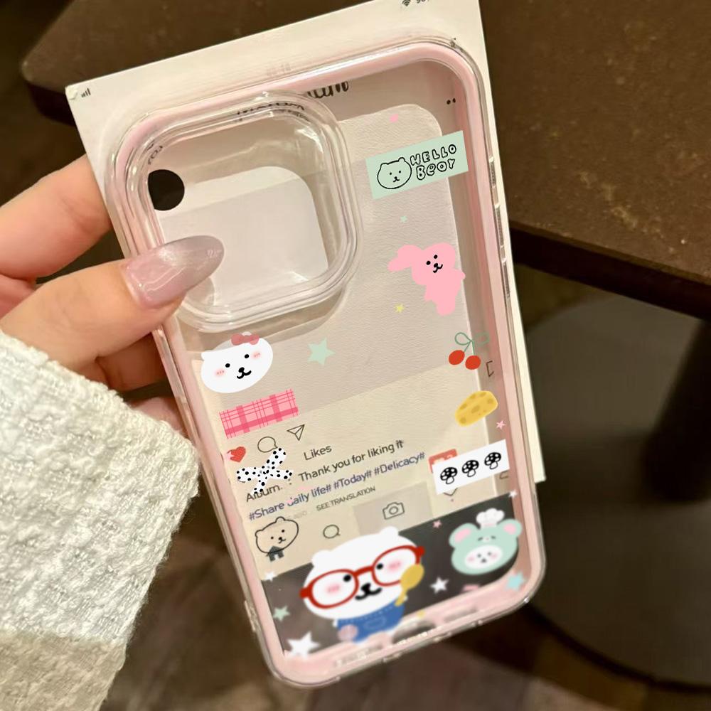 Painted Phone Case for iPhone 17 11 12 13 14 15 16 iPhone 17 12 13 14 15 16 Pro 17 12 13 14 15 16 Pro Max  High Quality Painted Animal Cute Phone Case