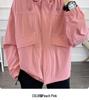 Women's Hooded Windbreaker: Stylish Petite Loose Fit Autumn Jacket for Outdoor Casual Wear