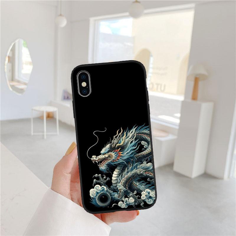 AQ28 Chinesischer Drache Weiche Hülle für Redmi Note 8 9 Pro Max 9S 9T 9C NFC 8T 8A S2 10A A4