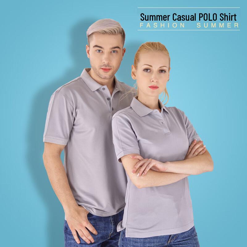 SCOTORIA Unisex Quick-Dry Short Sleeve Polo Shirt 4XL