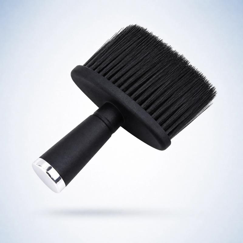 2 Stück Friseur Nackenbürste Weiche Borsten Staubreinigungsbürste Ergonomischer Griff Haarentfernerbürste Für Friseursalon Heimhaarschnitt