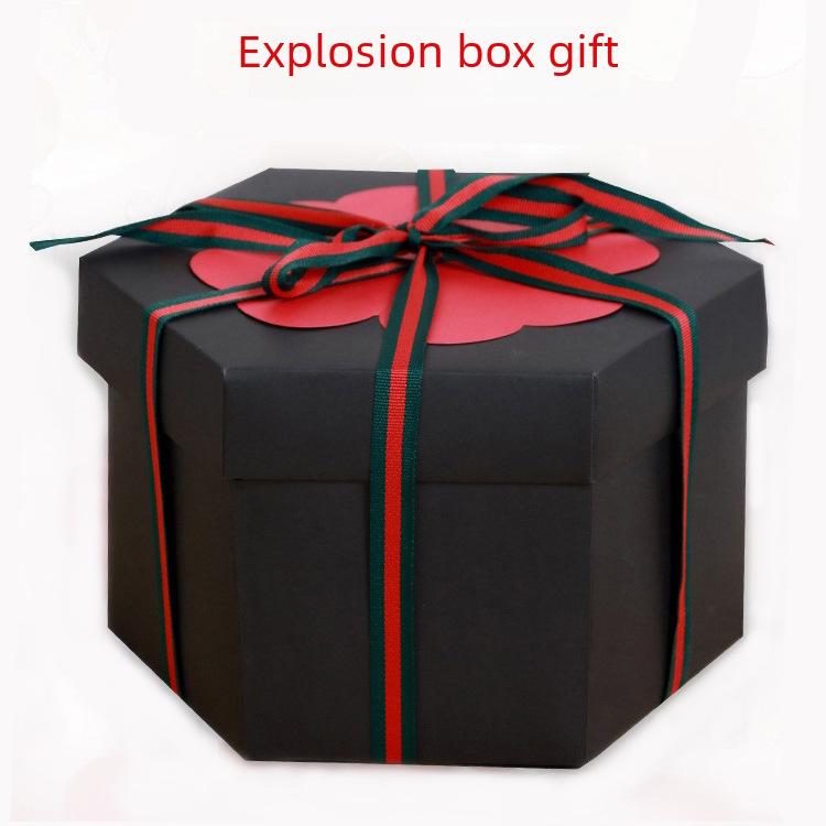 Handmade Surprise Explosion Box: Creative DIY Photo Album for Christmas & Birthday Gifts