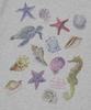 MAHAGRID Sea Shells Tee Gray(Mg2Gmmt524A)
