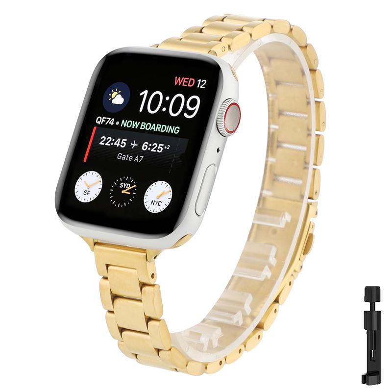 Классический браслет из нержавеющей стали для Apple Watch Band 6 7 8 9 SE 49 мм 41 мм 40 — фото 9