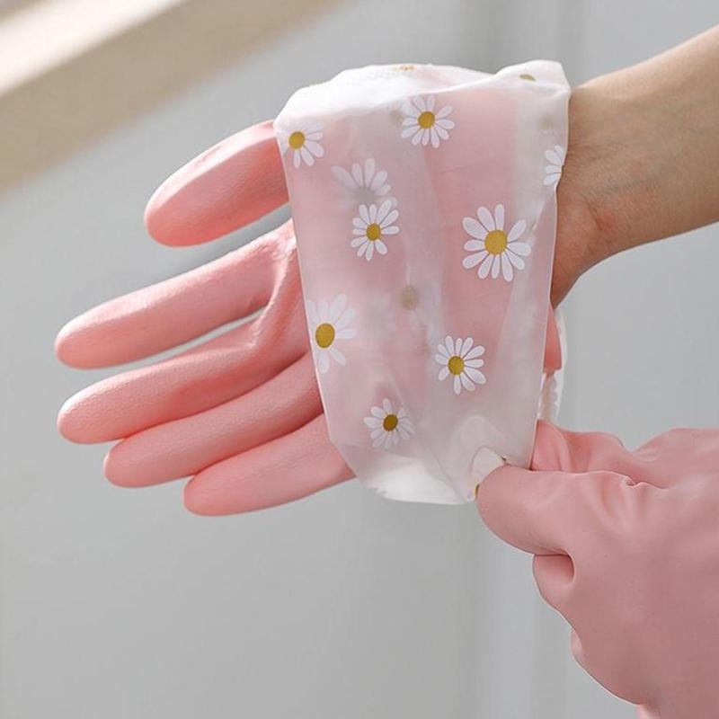 Waterproof Housework Cleaning Gloves Kitchen Cleaning Latex Household Dishwashing Laundry Gloves Wear Resistant Rubber Gloves