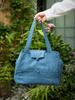 Qiaolin Portable Storage Bag Solid Color Travel Tea Cup Pot Organizer Outdoor Cloth Tote Bag
