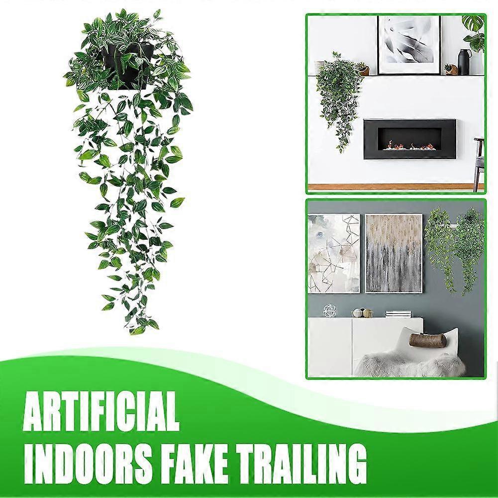 Hanging Plants In Pots Artificial Indoors Fake Trailing