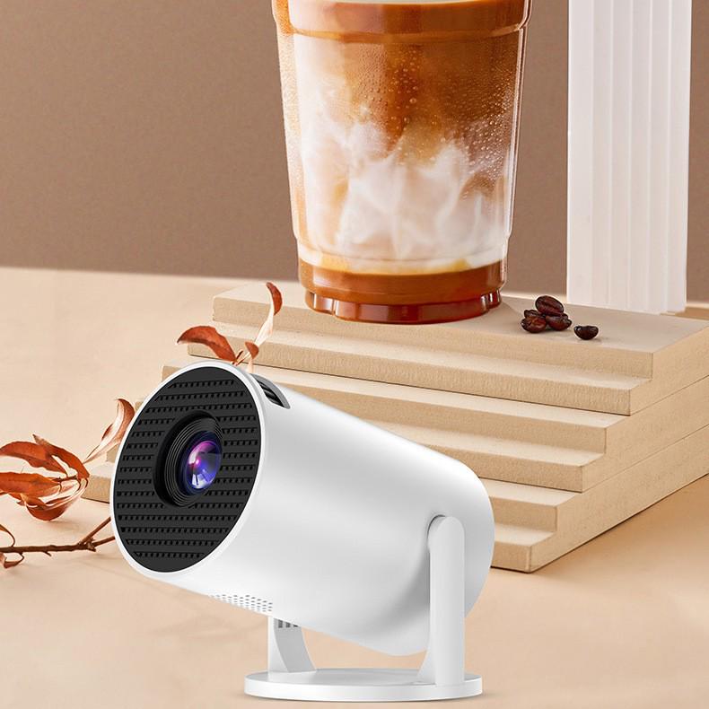 

Portable Mini Projector HY300: Outdoor & Home Use Compatible with Mobile Phones USB without Plug