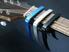 Kikutani Lightweight Capo for Acoustic and Electric Blue BLU One-Touch Guitars, GC-10
