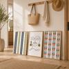 Abstract Wall Art Modern Fashion Woman Line Canvas Painting Minimalist Poster Print for Girl Bedroom Living Room Wall Decor