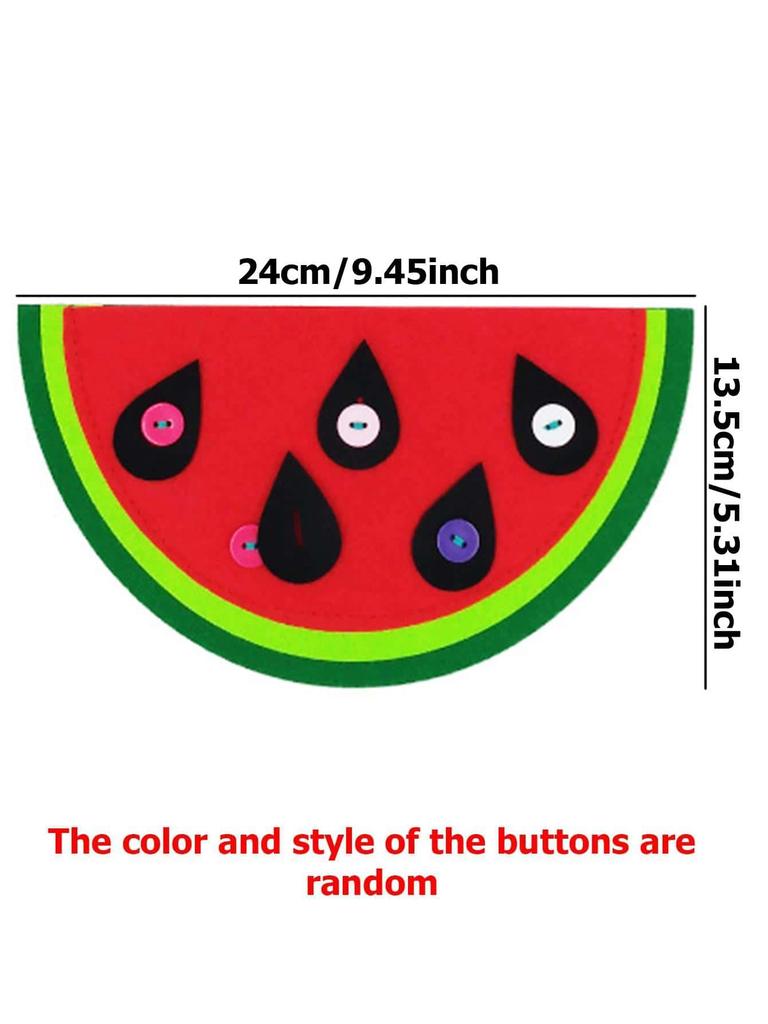 Children Diy Button Early Education Children Toys Montessori Teaching AIDS To Learn Non-woven Fabric Button Up Toy Supplies