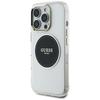 Guess IML Metal Colored Circle Classic Logo MagSafe case for iPhone 16 Pro Max black