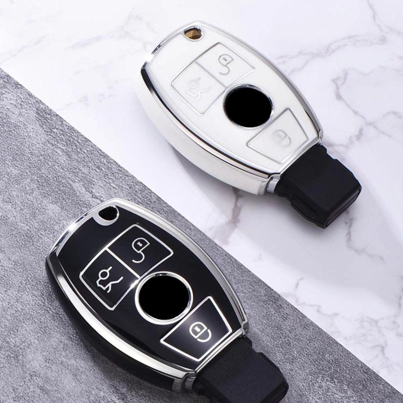Tpu Car Key Case Cover Protection Shell For Mercedes Benz A B C E Class Gls Gla Glk Glc Cls Cla Amg W204 W205 W212 W463 W176