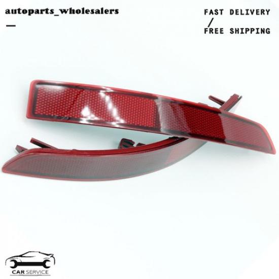 1Pair Rear Bumper Reflector Fits 2015-2018 Volkswagen Jetta Set US